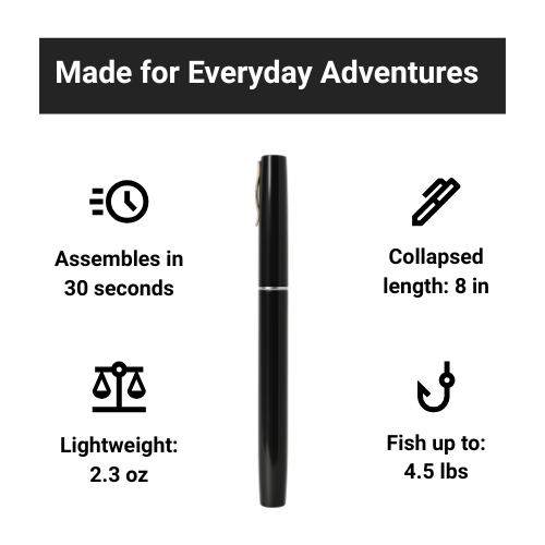 CATCHY™ Telescopic Pen Fishing Rod
