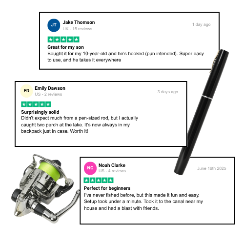 CATCHY™ Telescopic Pen Fishing Rod
